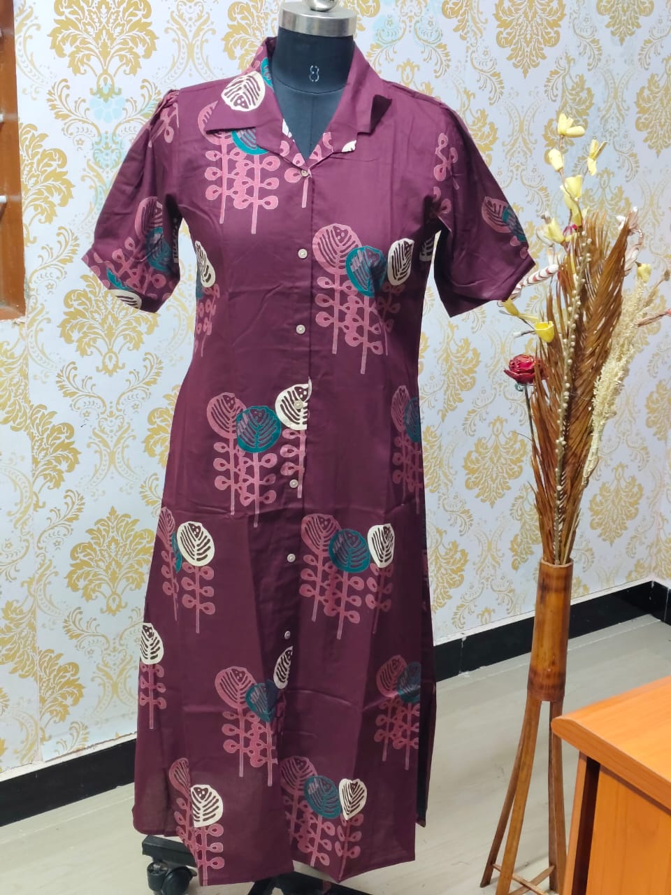 Cotton A Line Frock  CFF141