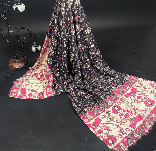 Kalamkari Pure Cotton Duppatas KCD14