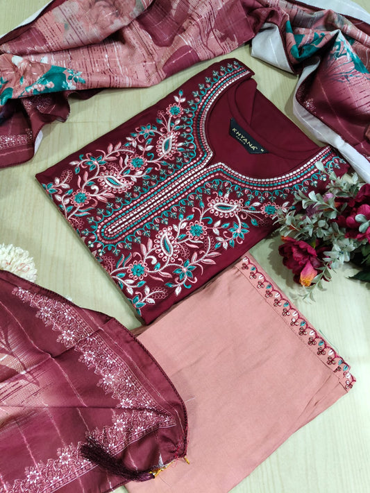 Visithra Silk Duppata Sets  VDS14