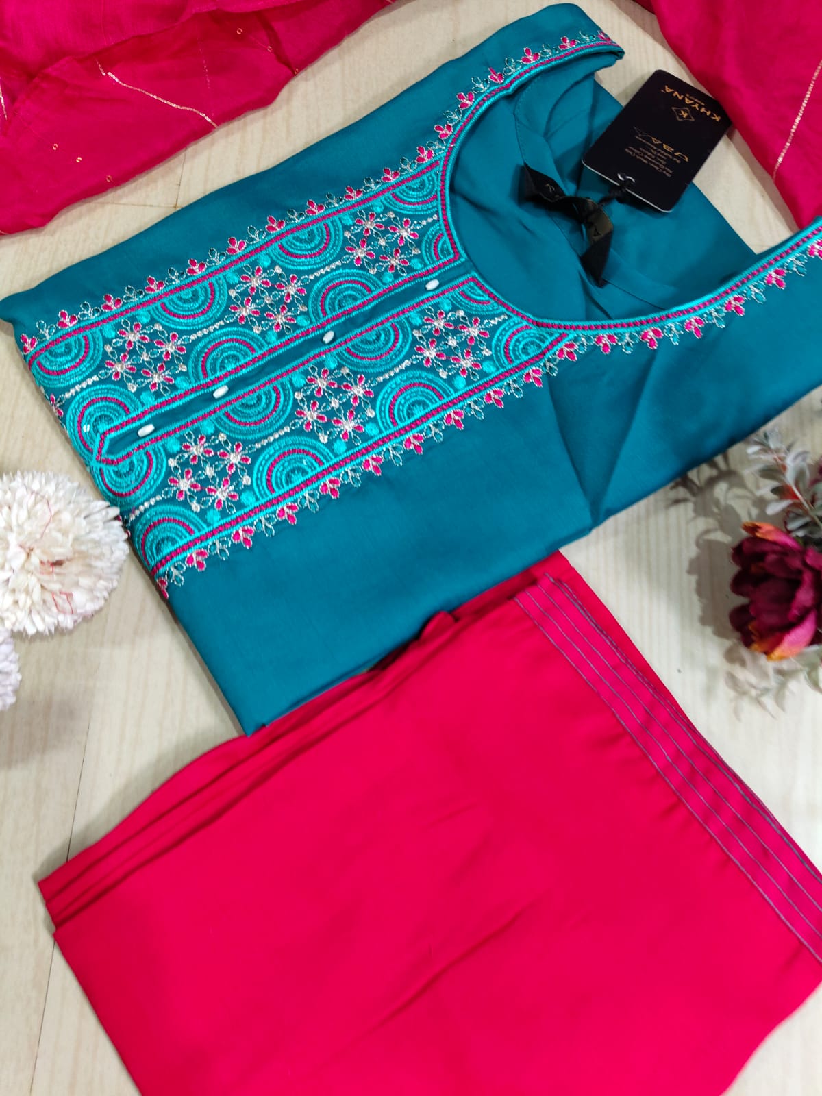Visithra Silk Duppata Sets  VDS16
