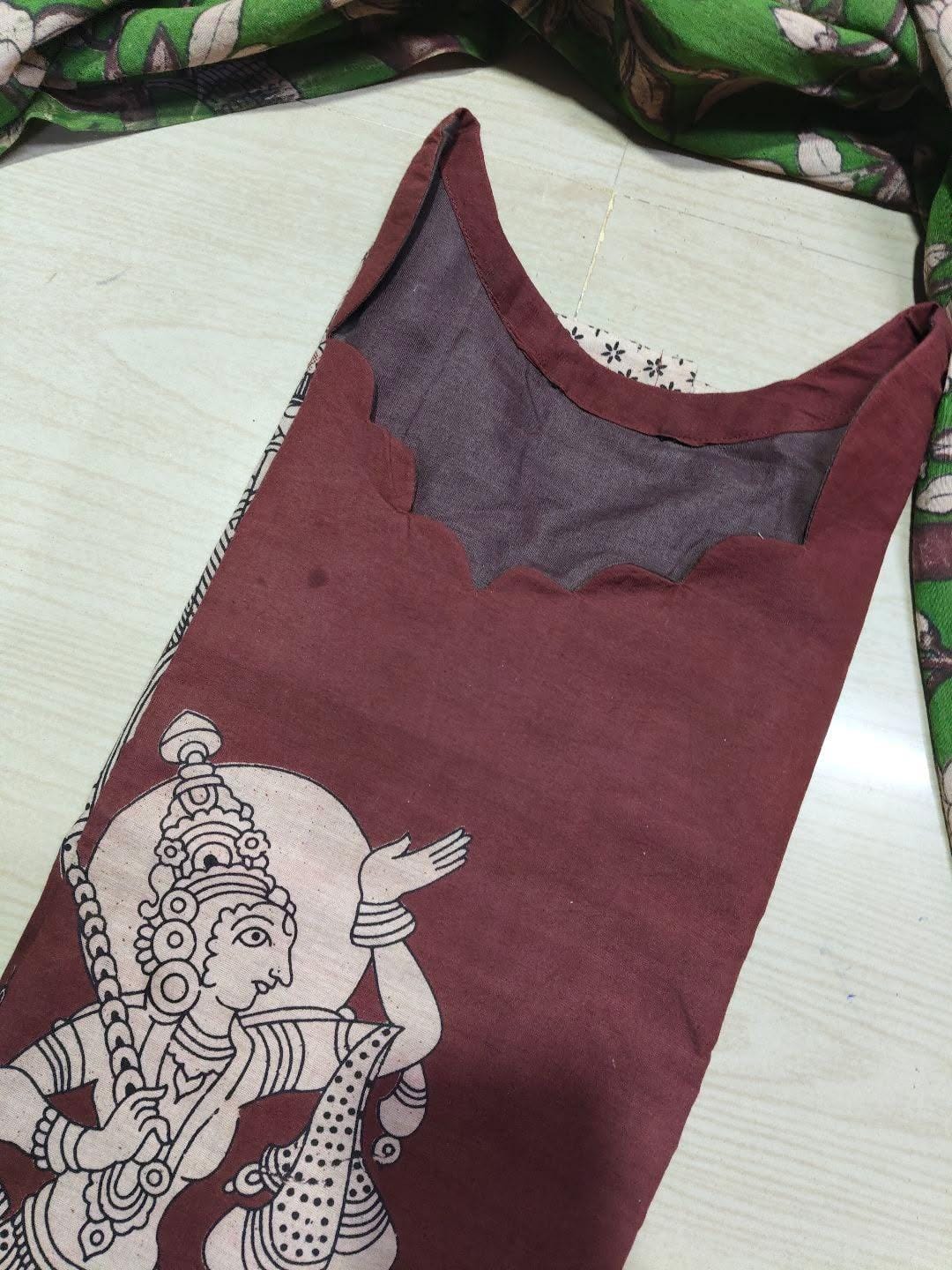 Kalamkari Kurti With Dupatta  KK81