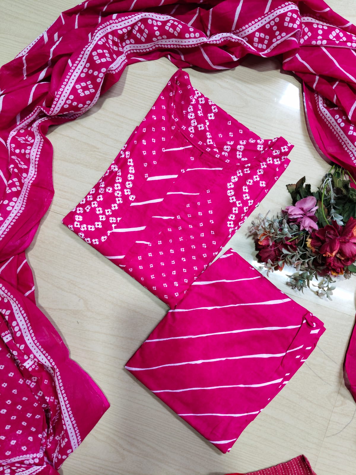 Petals Dupatta Sets  FDS245