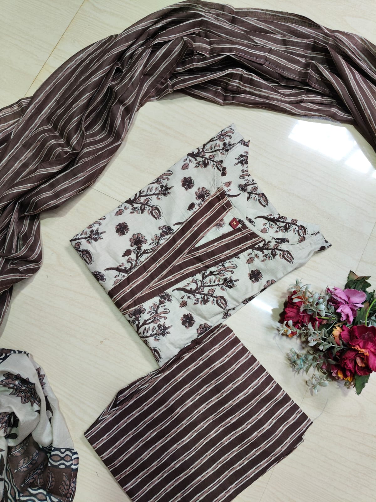 Petals Dupatta Sets  FDS255