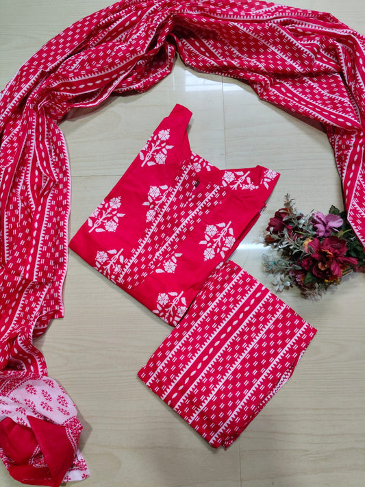 Petals Dupatta Sets  FDS258