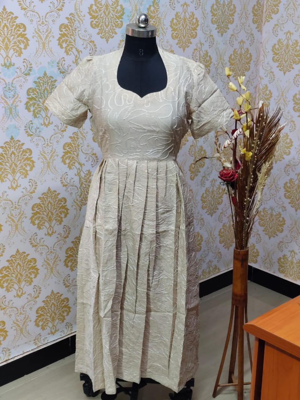 Premium Cotton Frock - CFF129