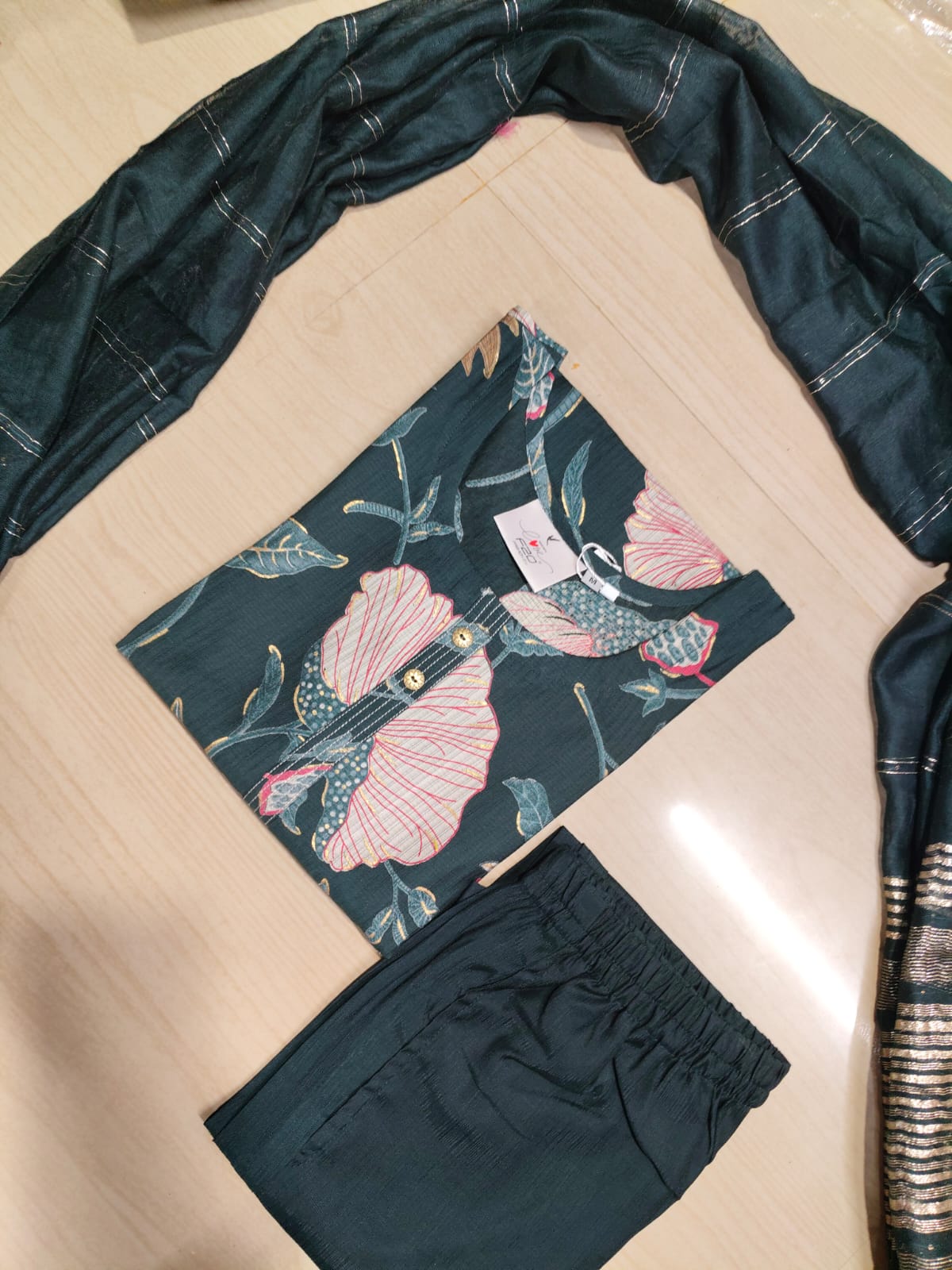 Premium Shiny Vetican Silk Kurti - SVK29