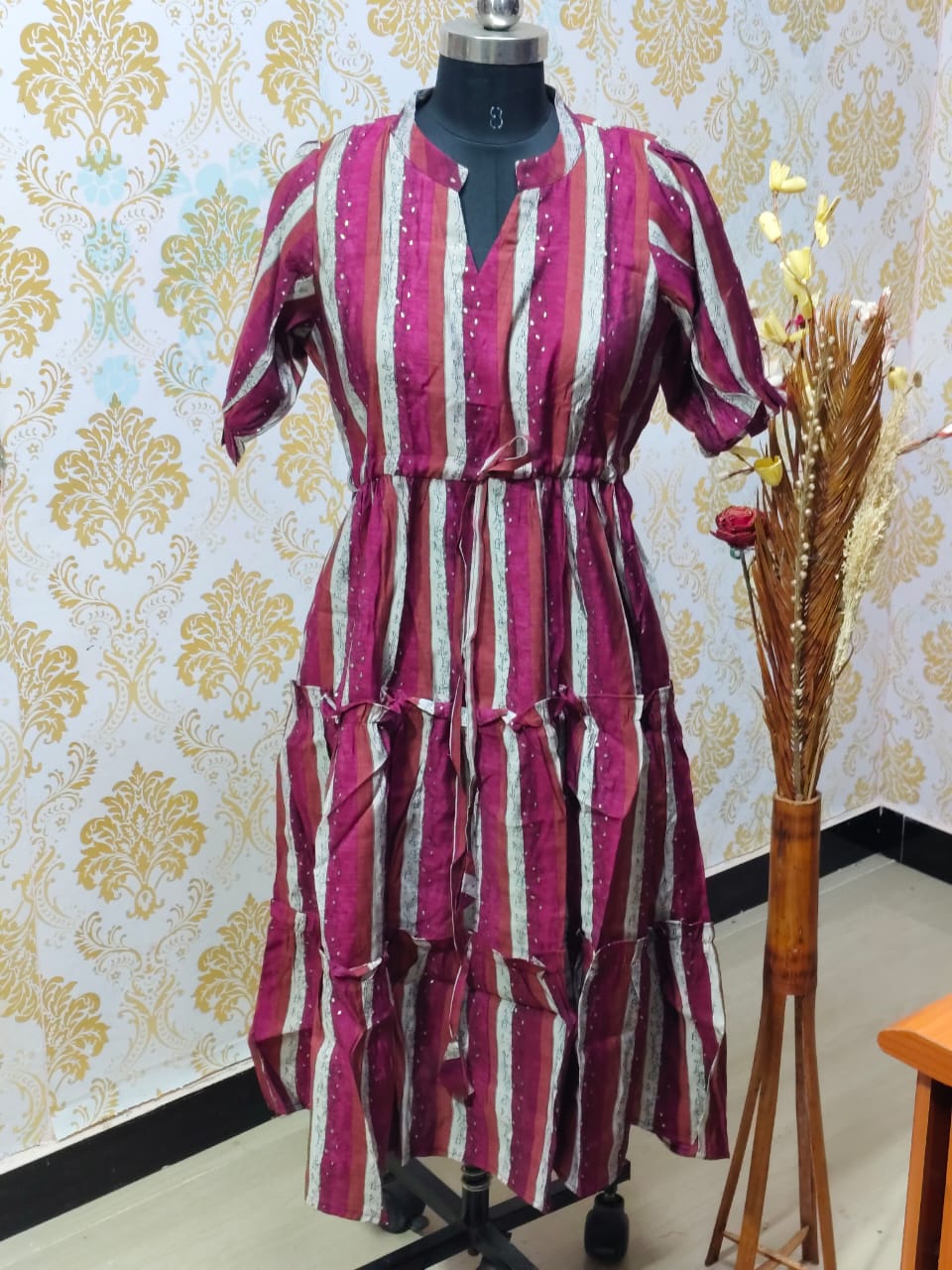 Premium Muslin Frock  CFF134