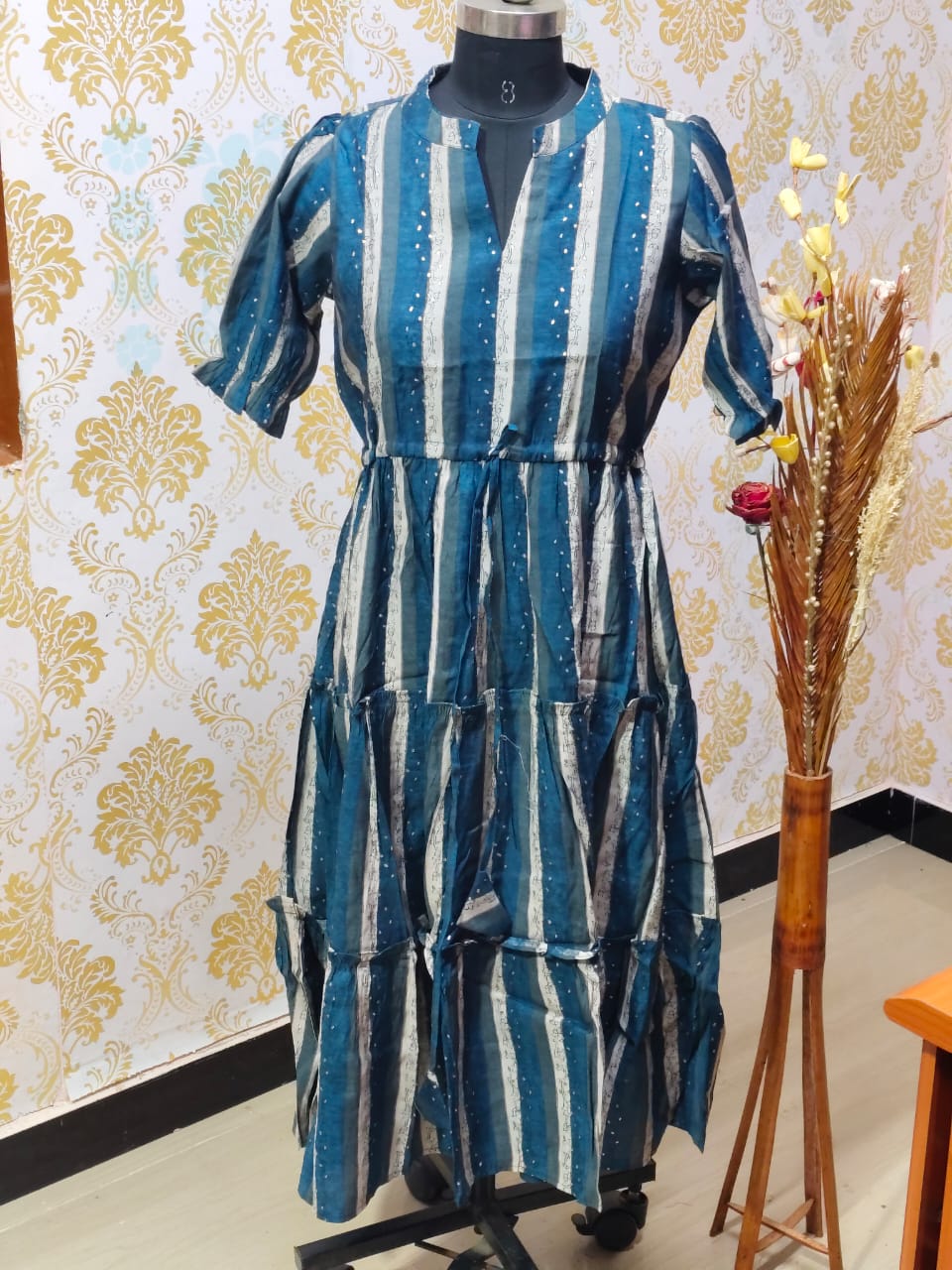 Premium Muslin Frock  CFF135
