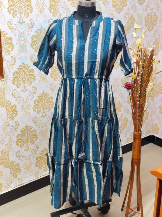 Premium Muslin Frock  CFF135