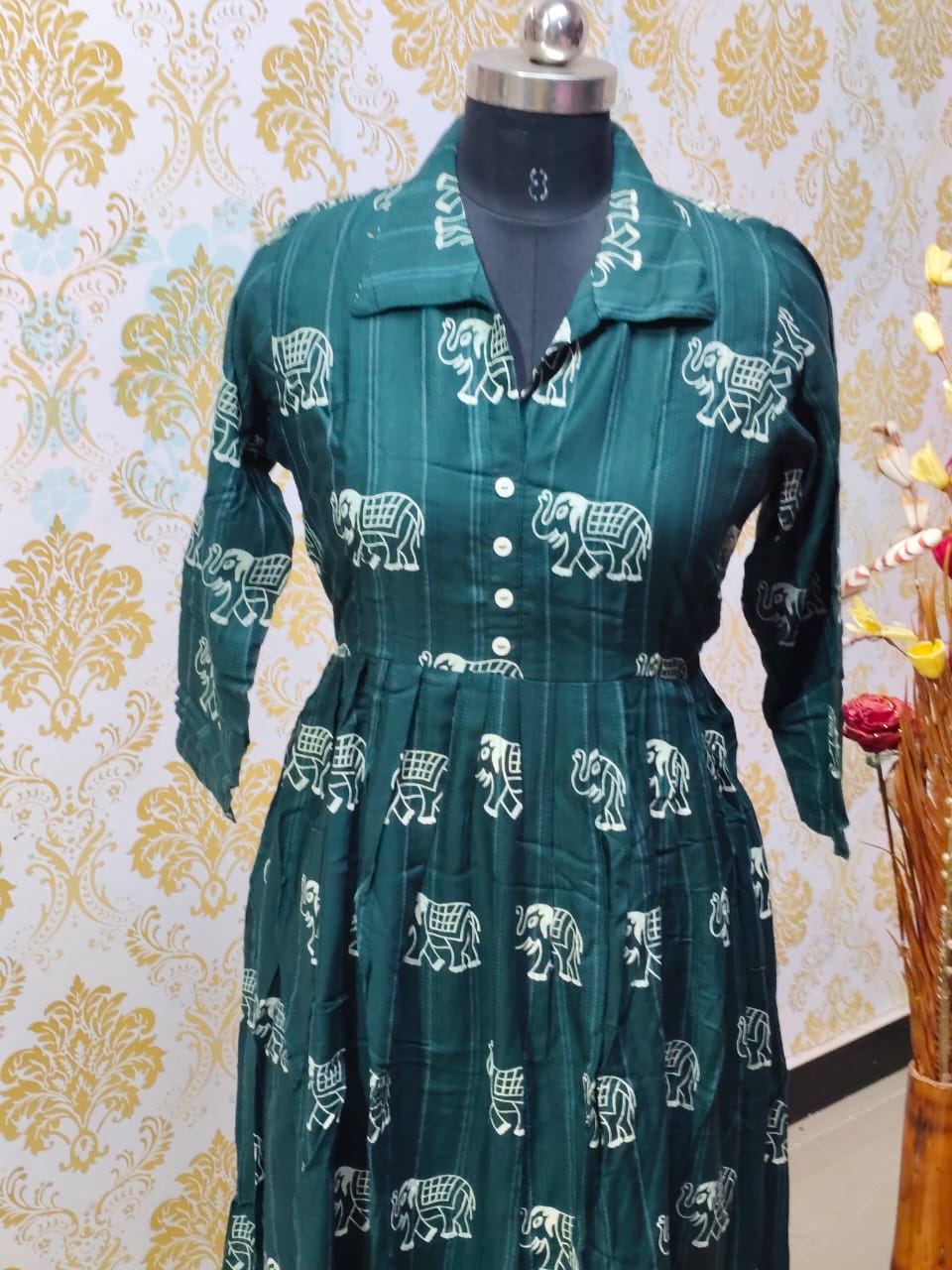 Premium Muslin Frock  CFF136