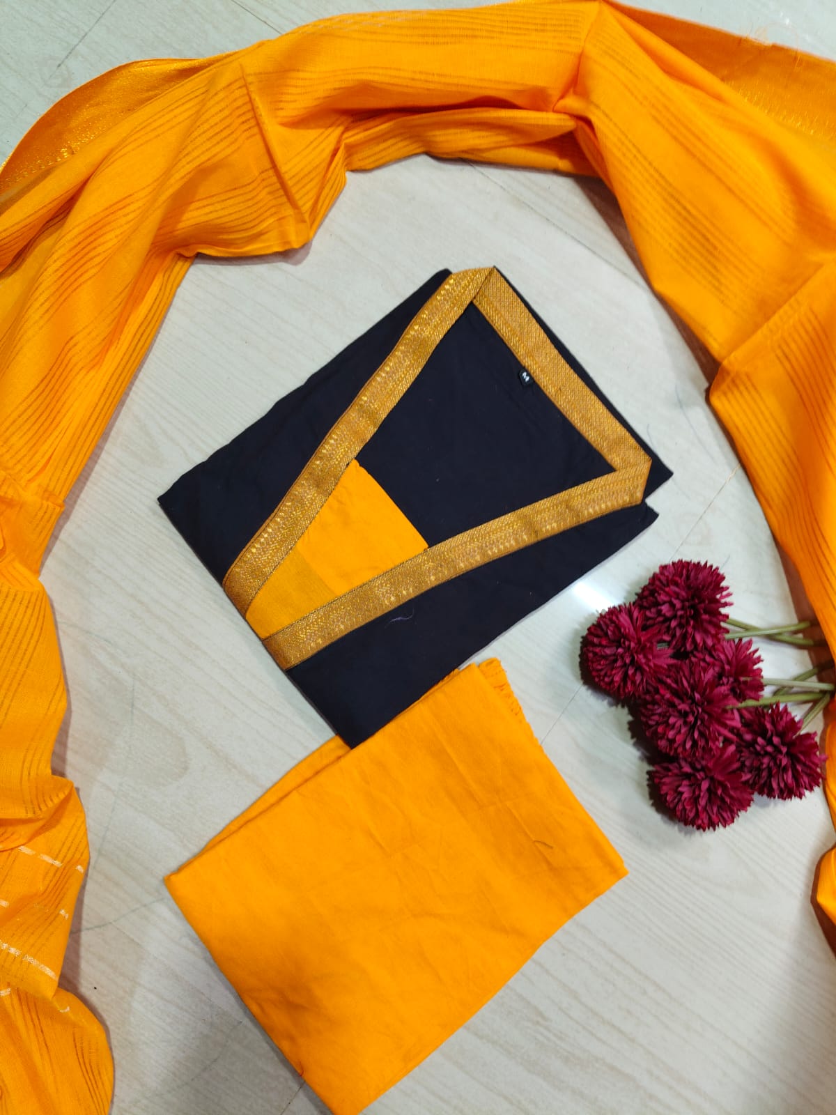 Petals Dupatta Sets  FDS236