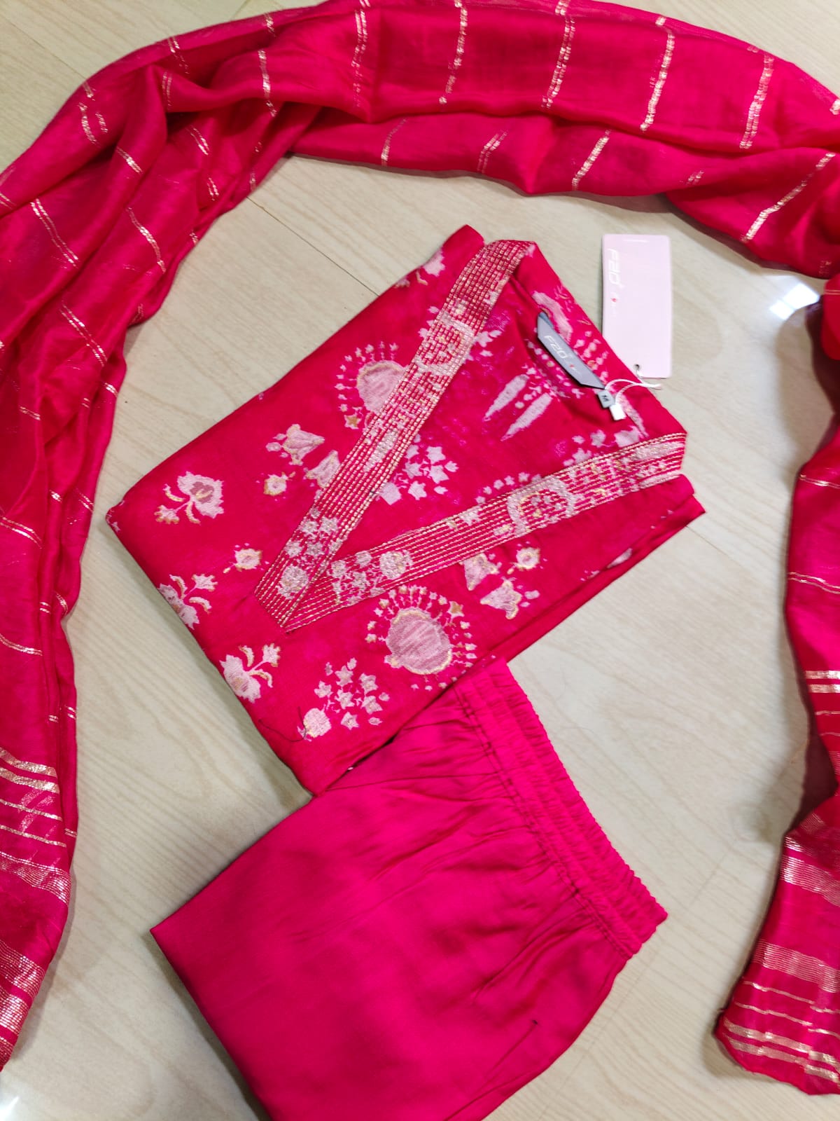 Premium Shiny Vetican Silk Kurti - SVK37