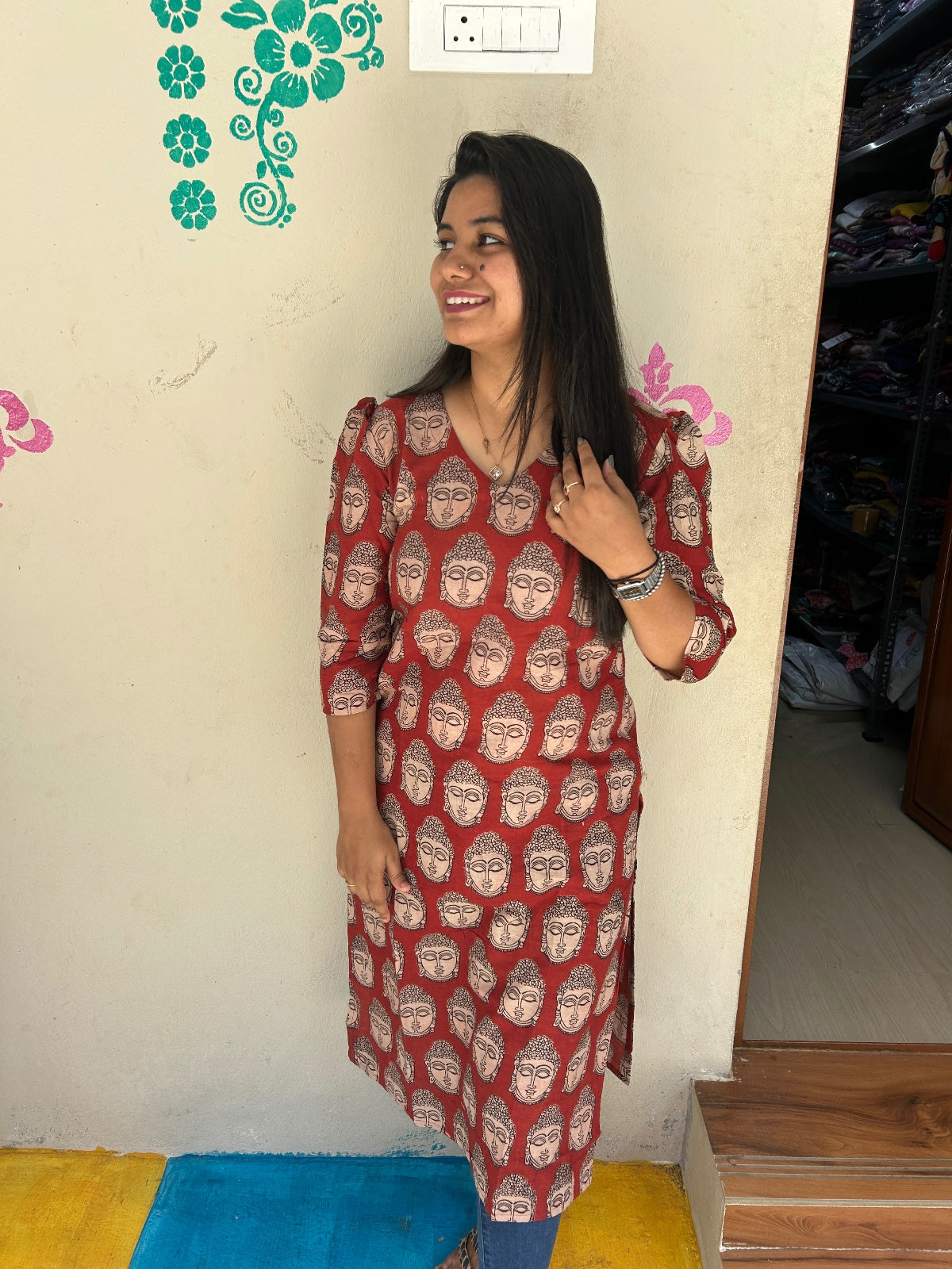 Kalamkari Kurtis KK37