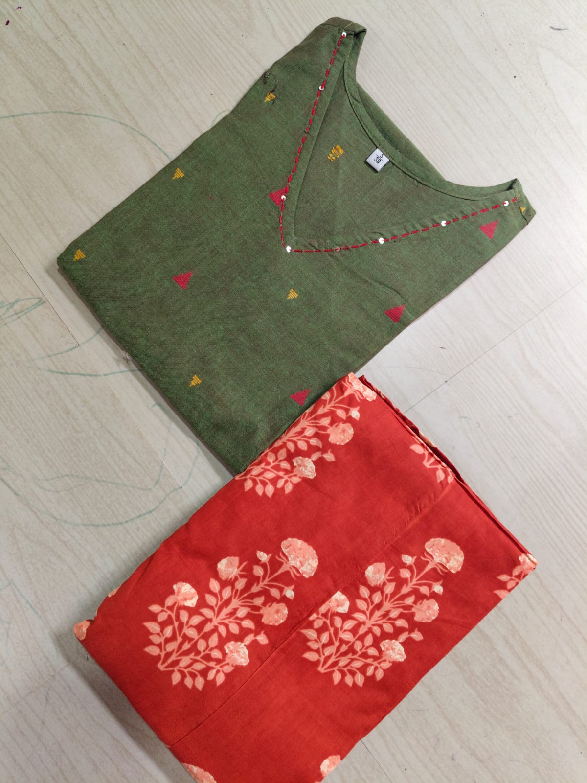 Short Kurthi With Palazzo  SKP01