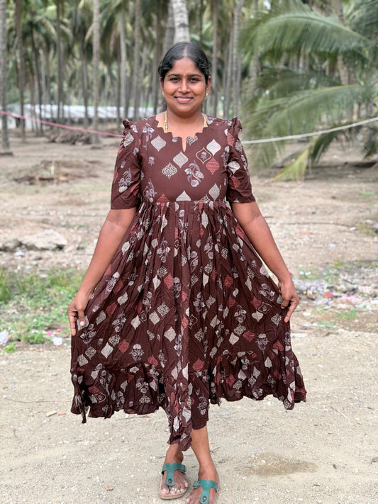 Premium Rayon Feeding Frock  IFF43