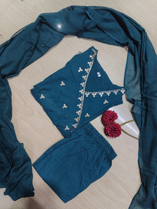 Cotton Floral Anarkali - CA46