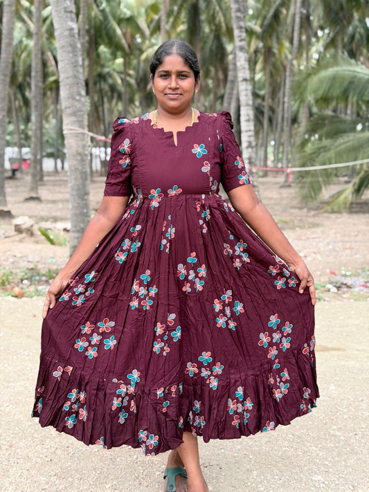 Premium Rayon Feeding Frock  IFF47