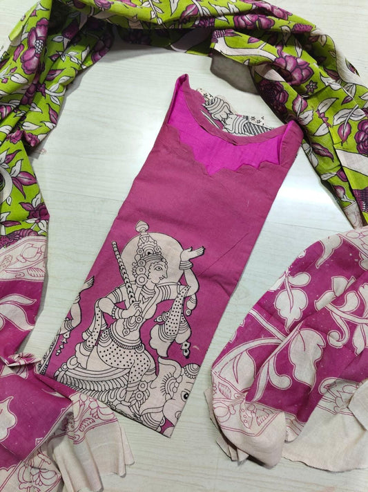 Kalamkari Kurti With Dupatta  KK85