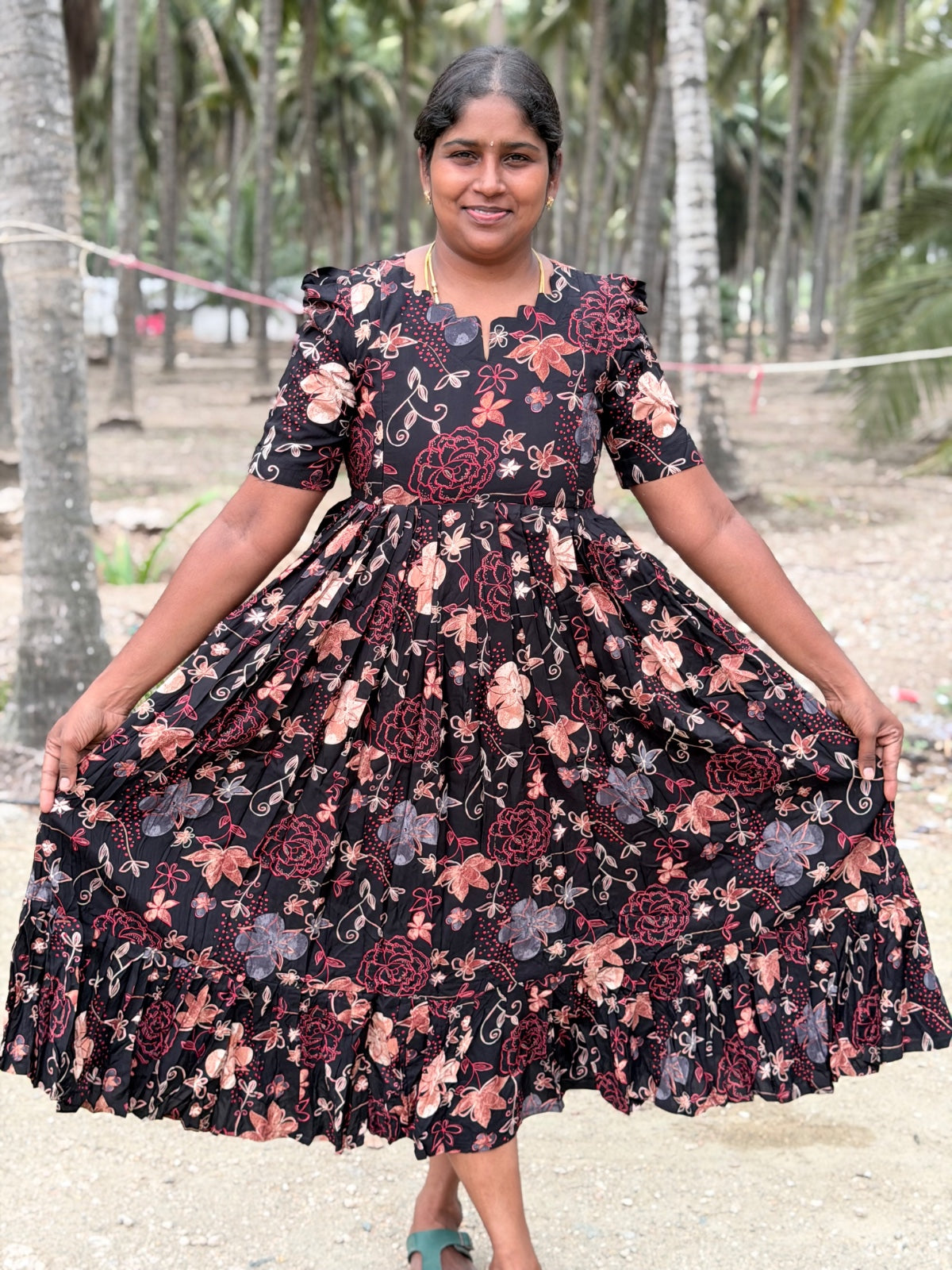 Premium Rayon Feeding Frock  IFF52
