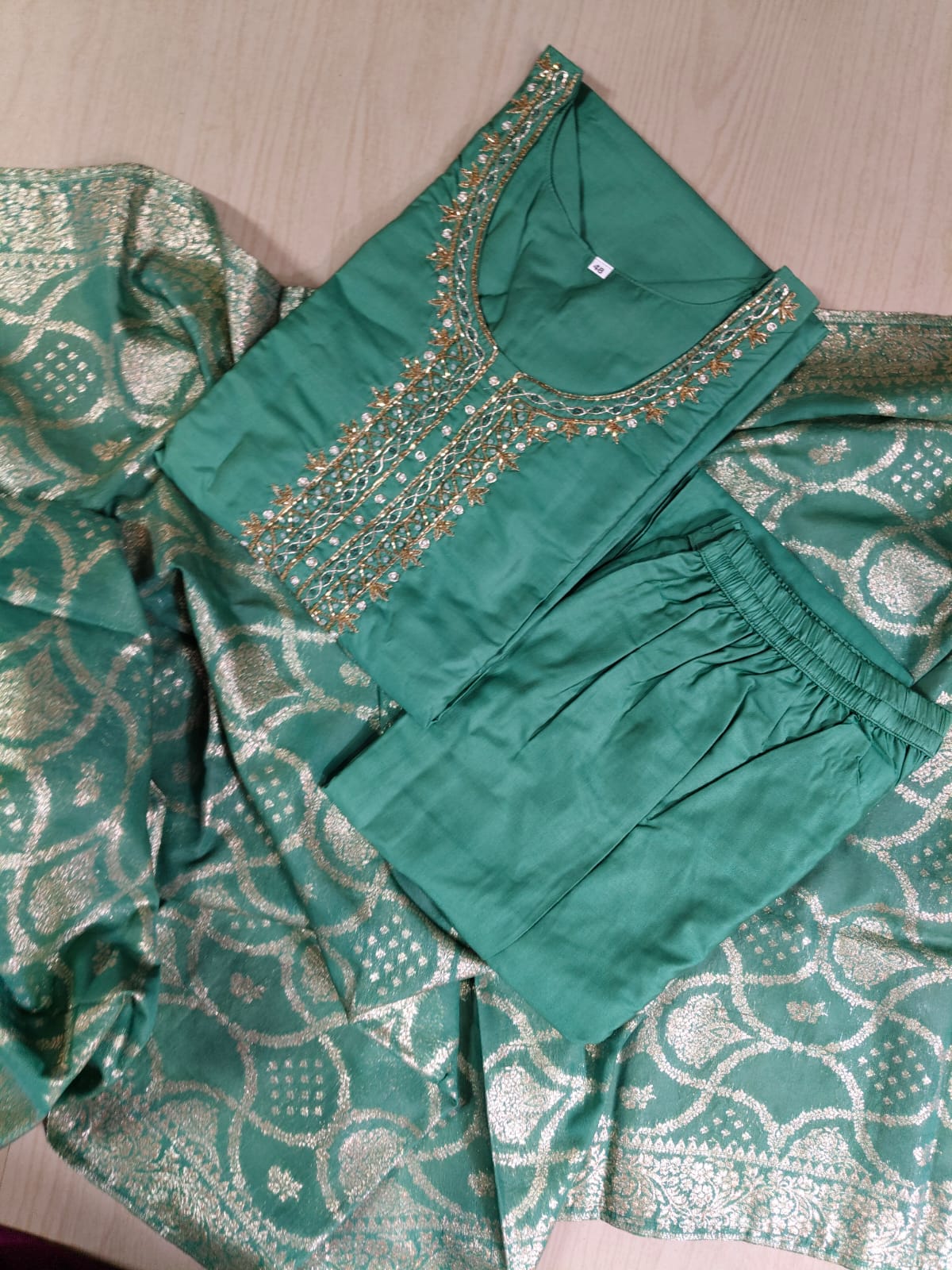 Premium Modal Chanderi Silk Kurti - CSK55