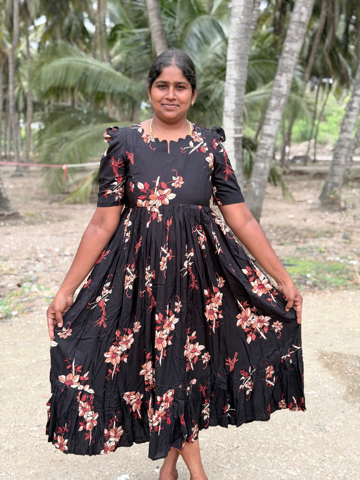 Premium Rayon Feeding Frock  IFF55