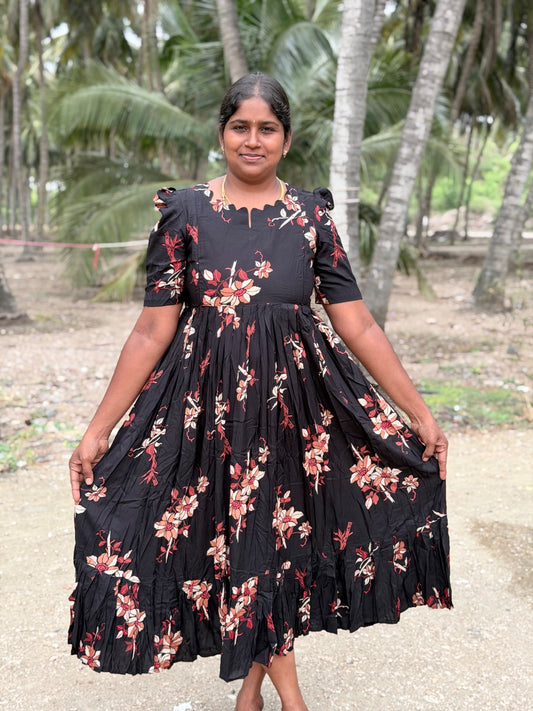 Premium Rayon Feeding Frock  IFF55