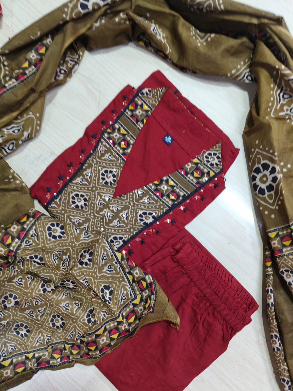 Budgeted Cotton 3 Piece Set - BC56