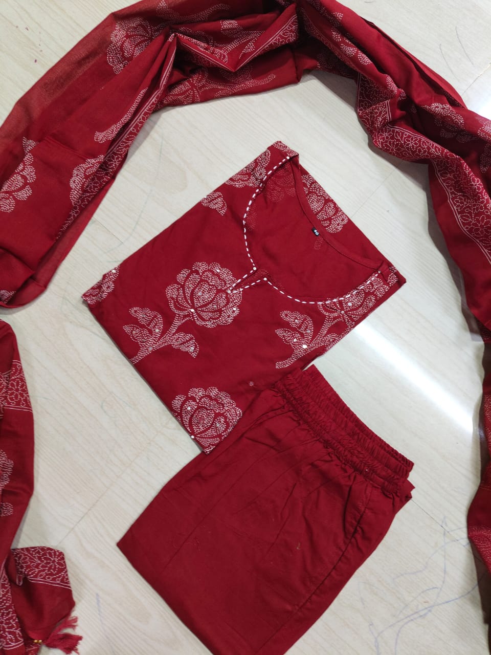 Budgeted Cotton 3 Piece Set - BC58