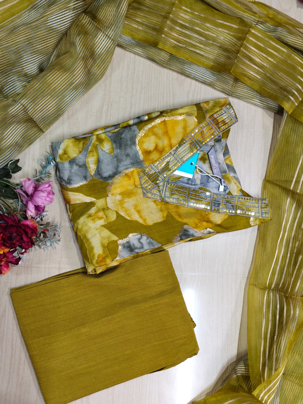 Perimum Vetican A LIne Anarkali Silk Kurti - VSK58