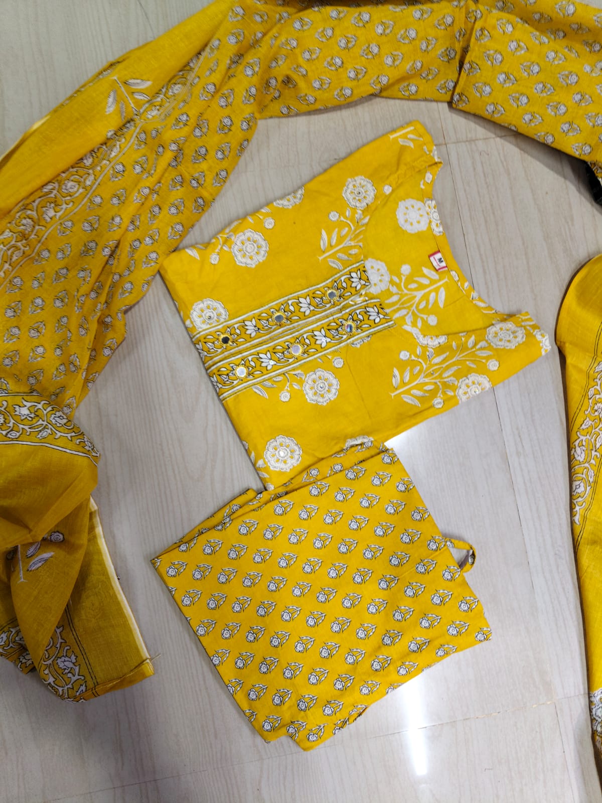 Budgeted Cotton 3 Piece Set - BC105