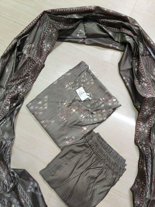 Premium Shiny Vetican Silk Kurti  SVK05