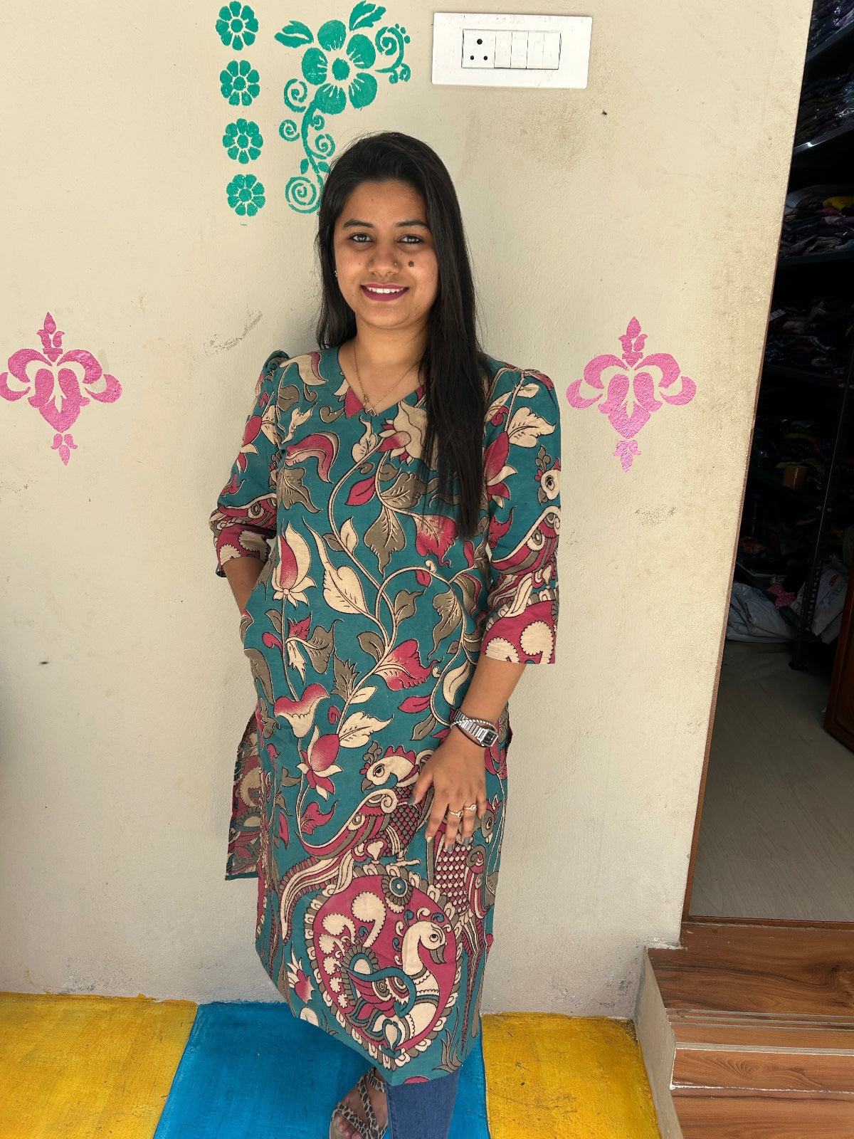 Kalamkari Kurtis KK61