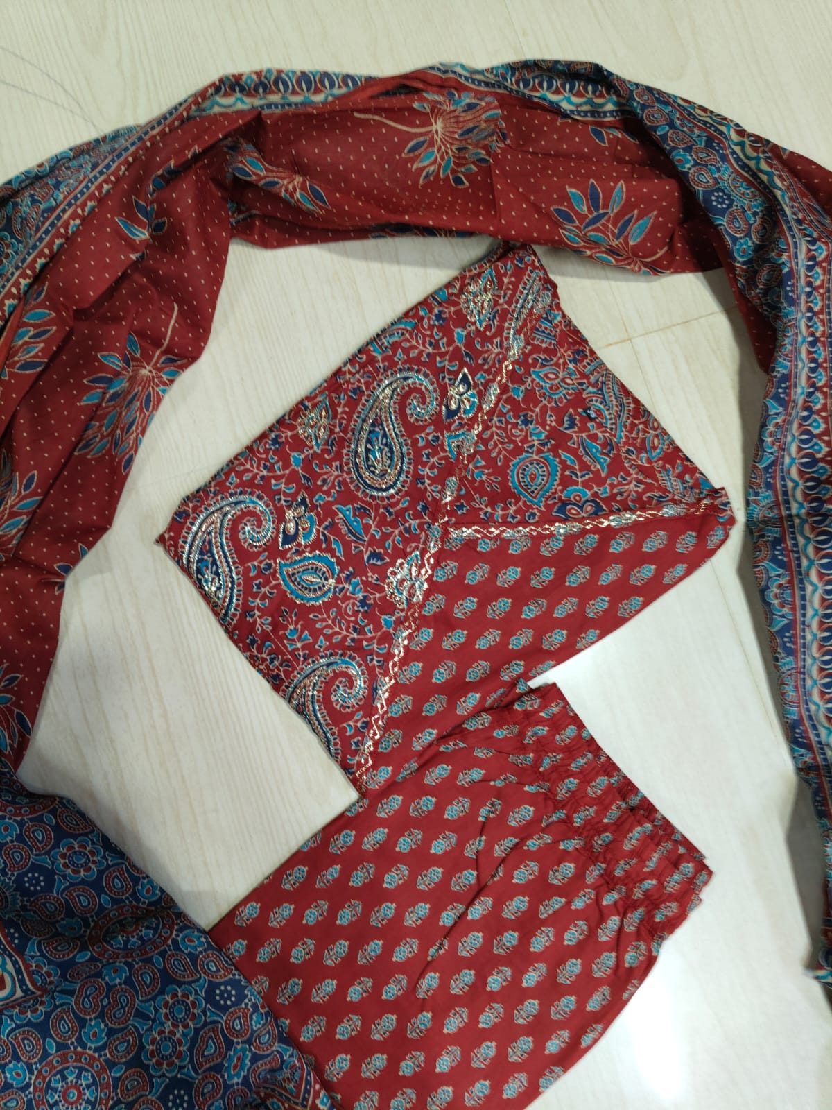 Cotton Floral Anarkali - CA62