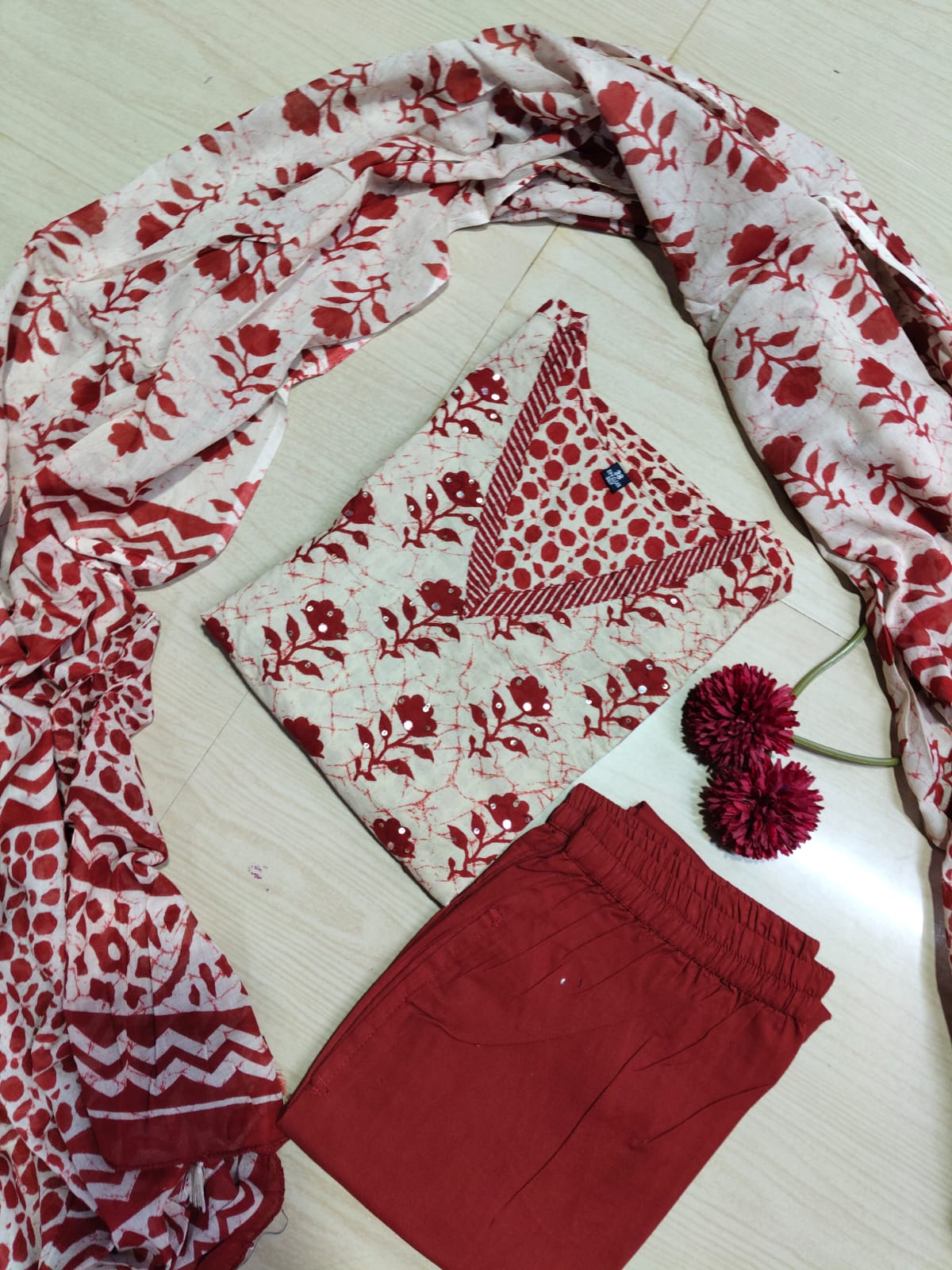 Budgeted Cotton 3 Piece Set - BC64