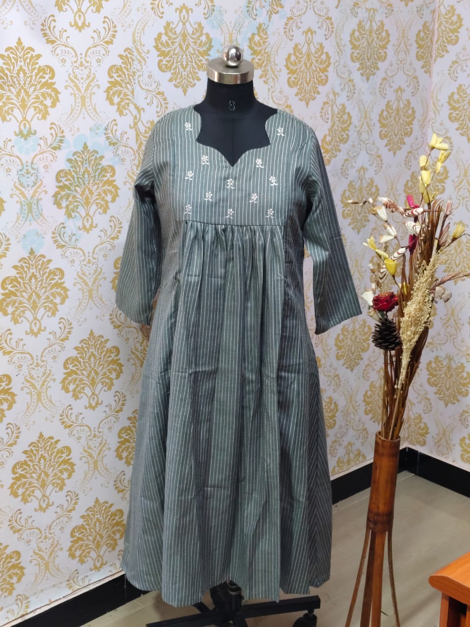 Cotton Feeding Frock  IFF64