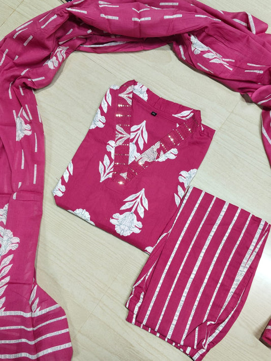 Budgeted Cotton 3 Piece Set - BC65