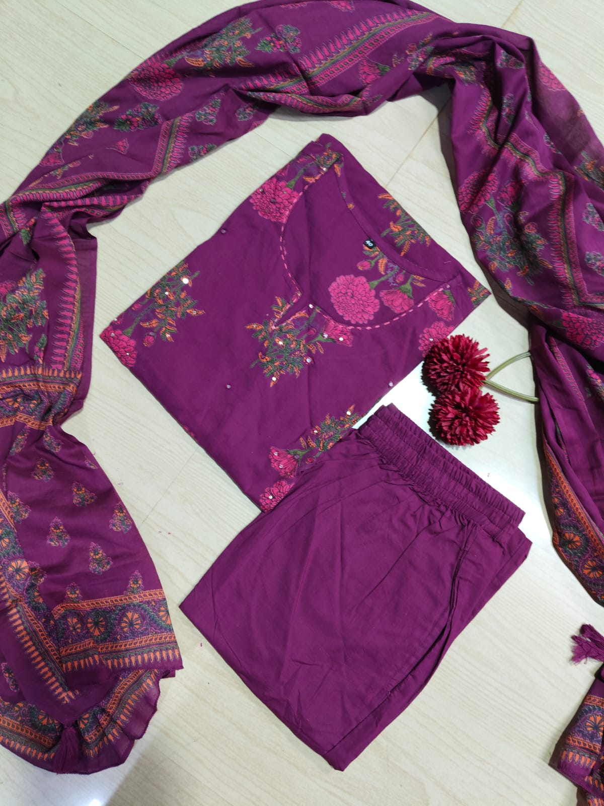 Budgeted Cotton 3 Piece Set - BC65