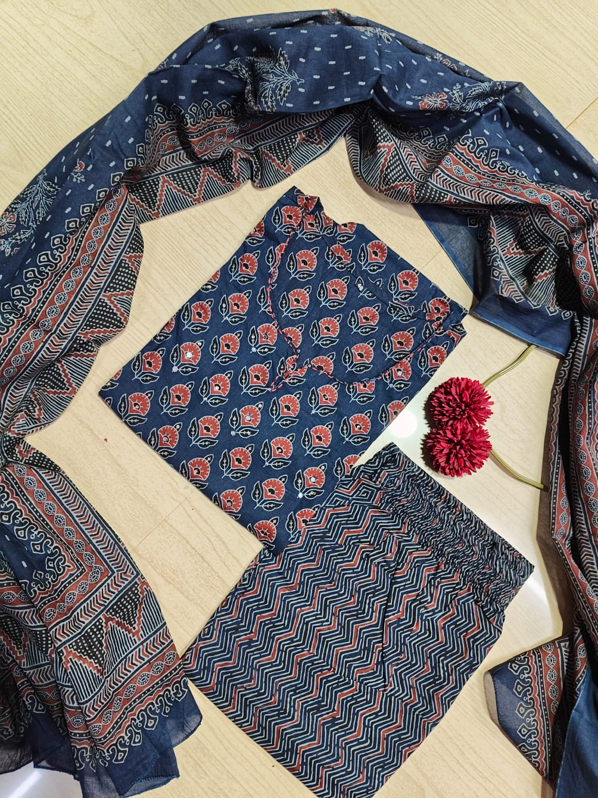Budgeted Cotton 3 Piece Set - BC66
