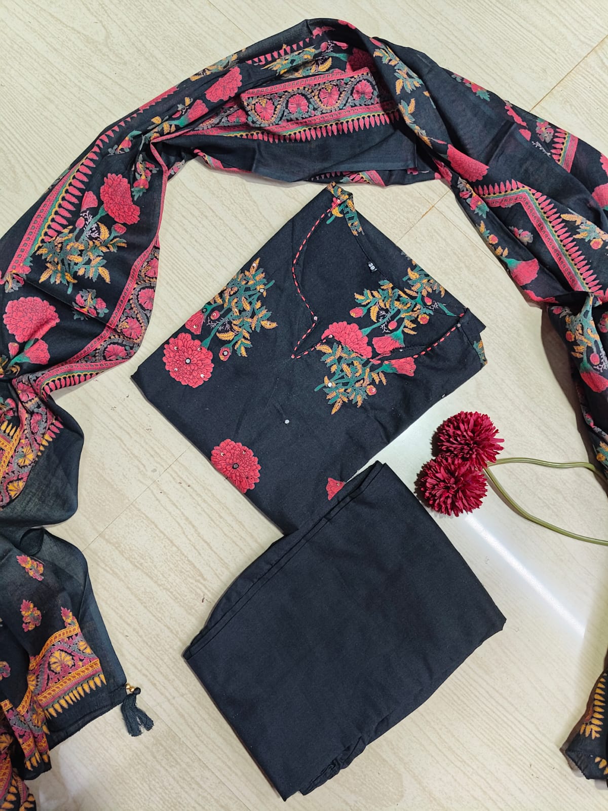 Budgeted Cotton 3 Piece Set - BC67