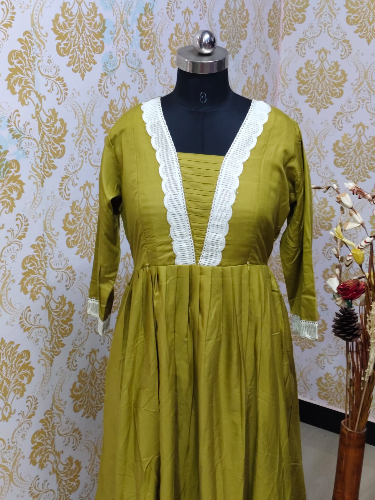 Muslin Feeding Frock  IFF67