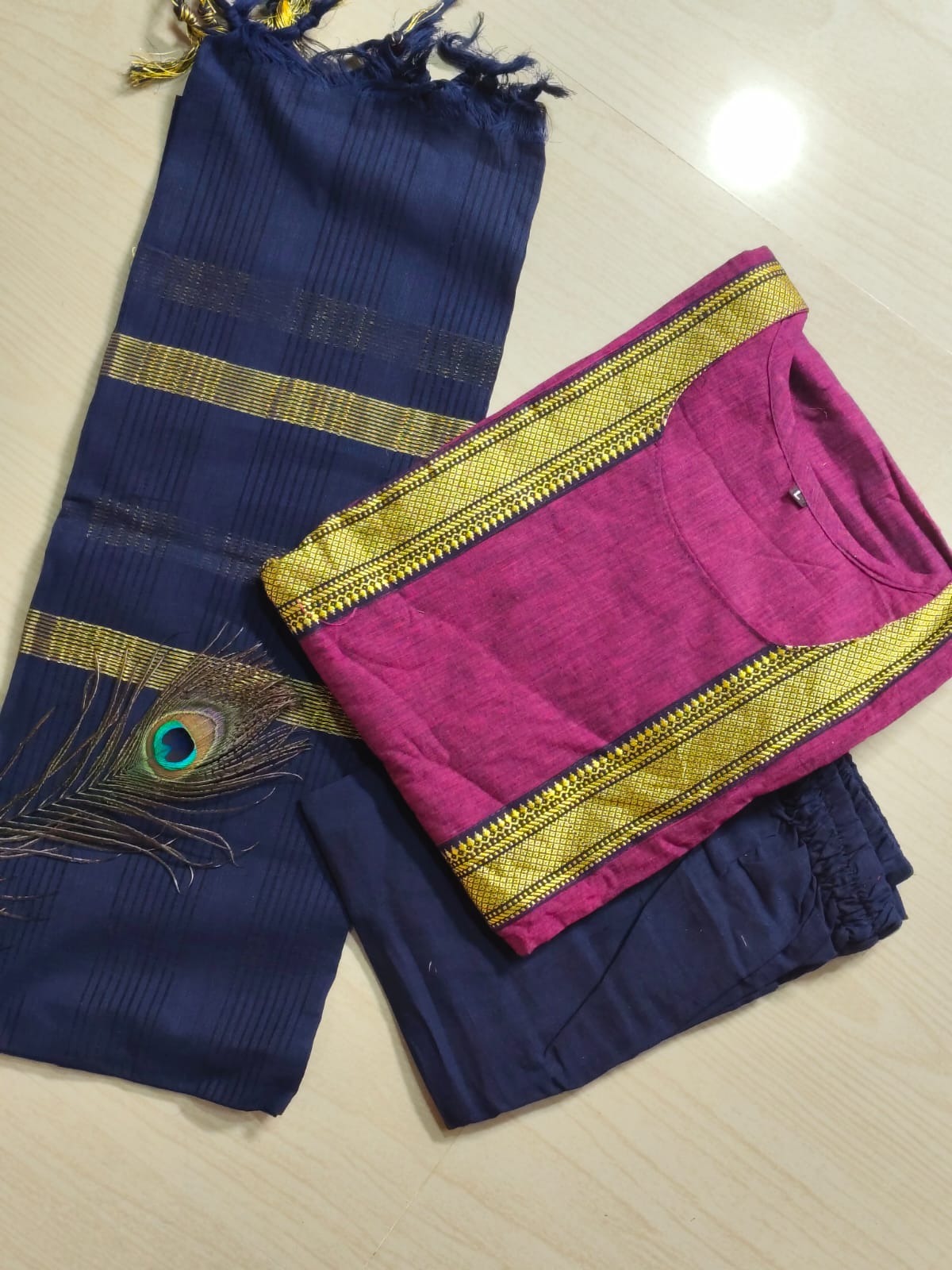 Petals Dupatta Sets  FDS170