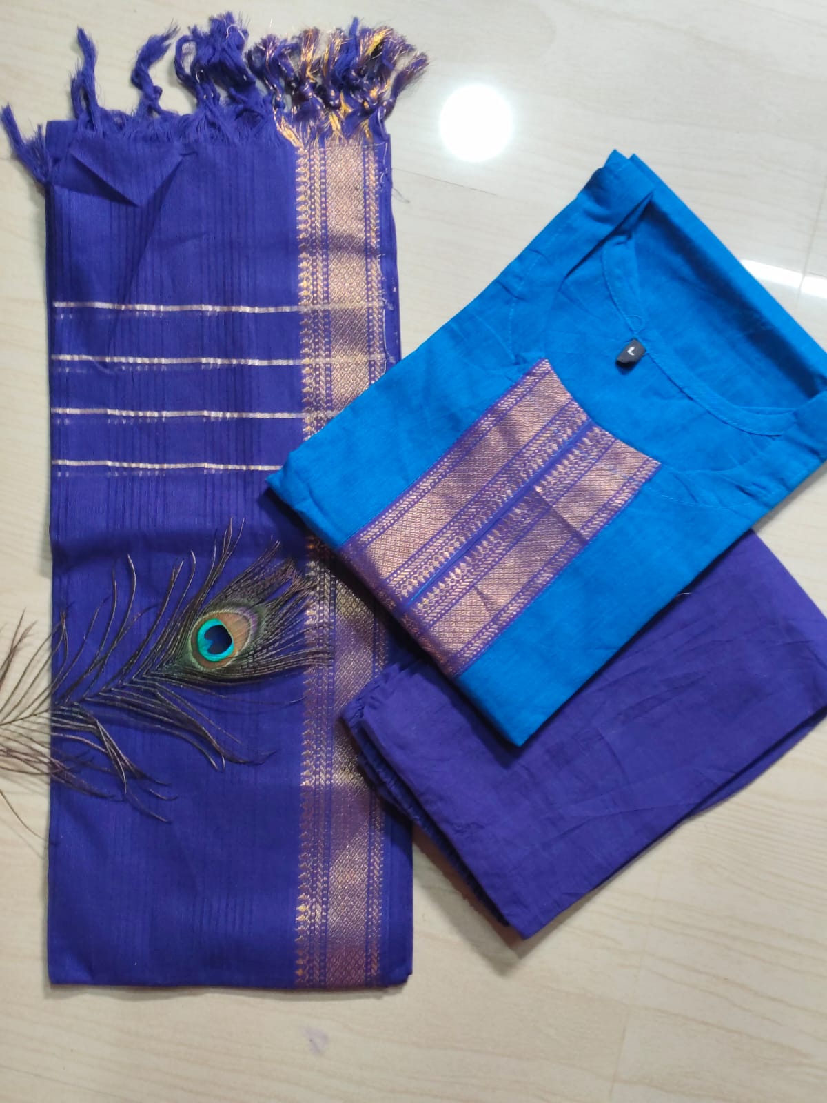 Petals Dupatta Sets  FDS174