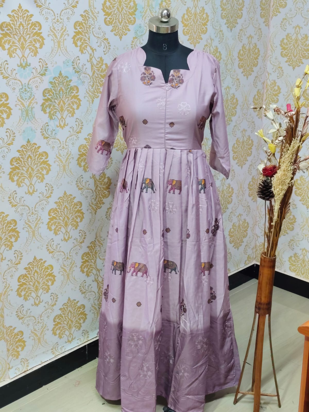 Muslin Feeding Frock  IFF78