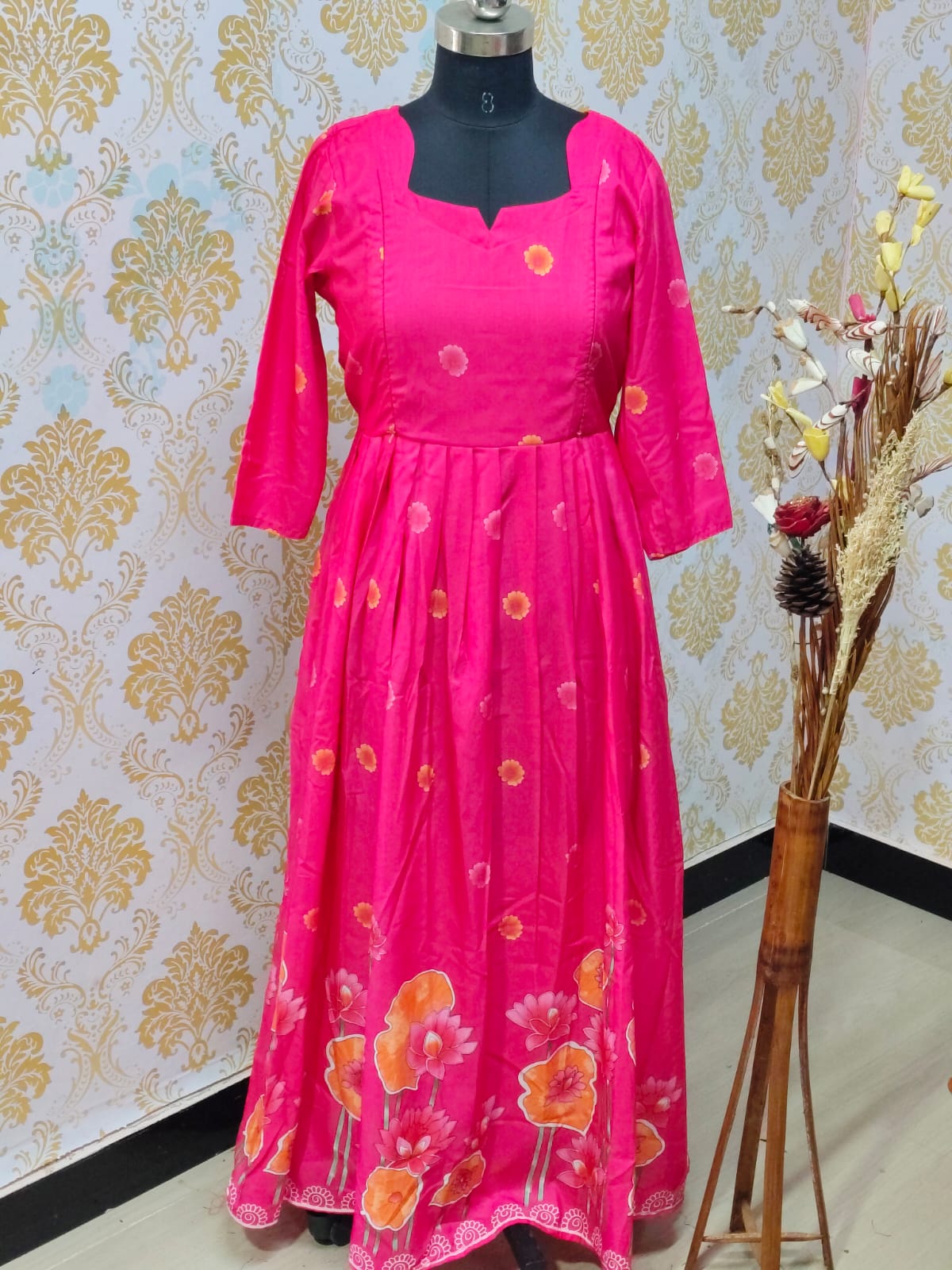 Muslin Feeding Frock  IFF80