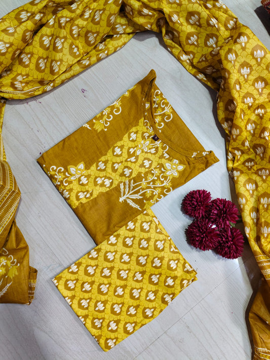 Petals Dupatta Sets  FDS08