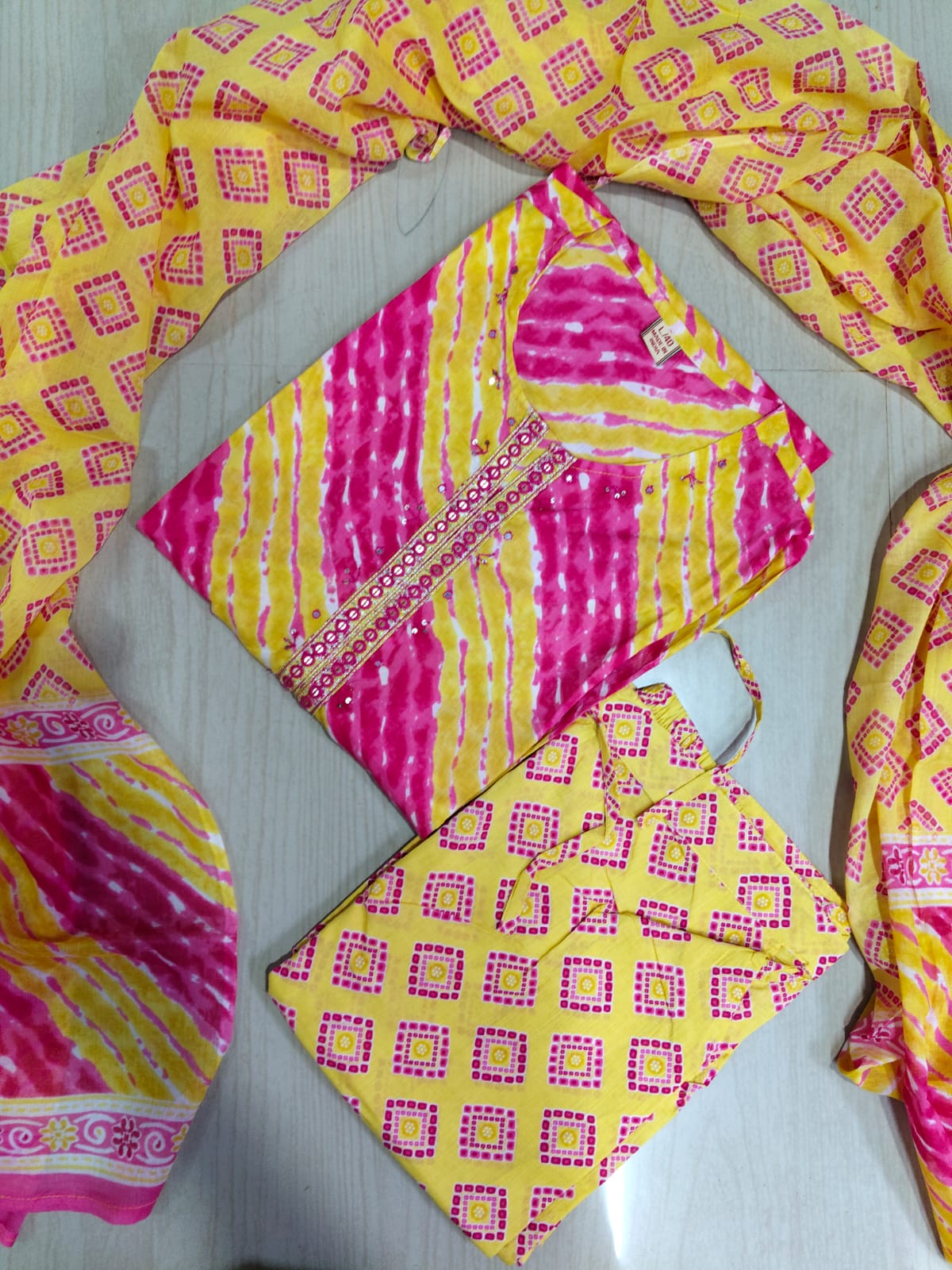 Budgeted Cotton 3 Piece Set - BC98