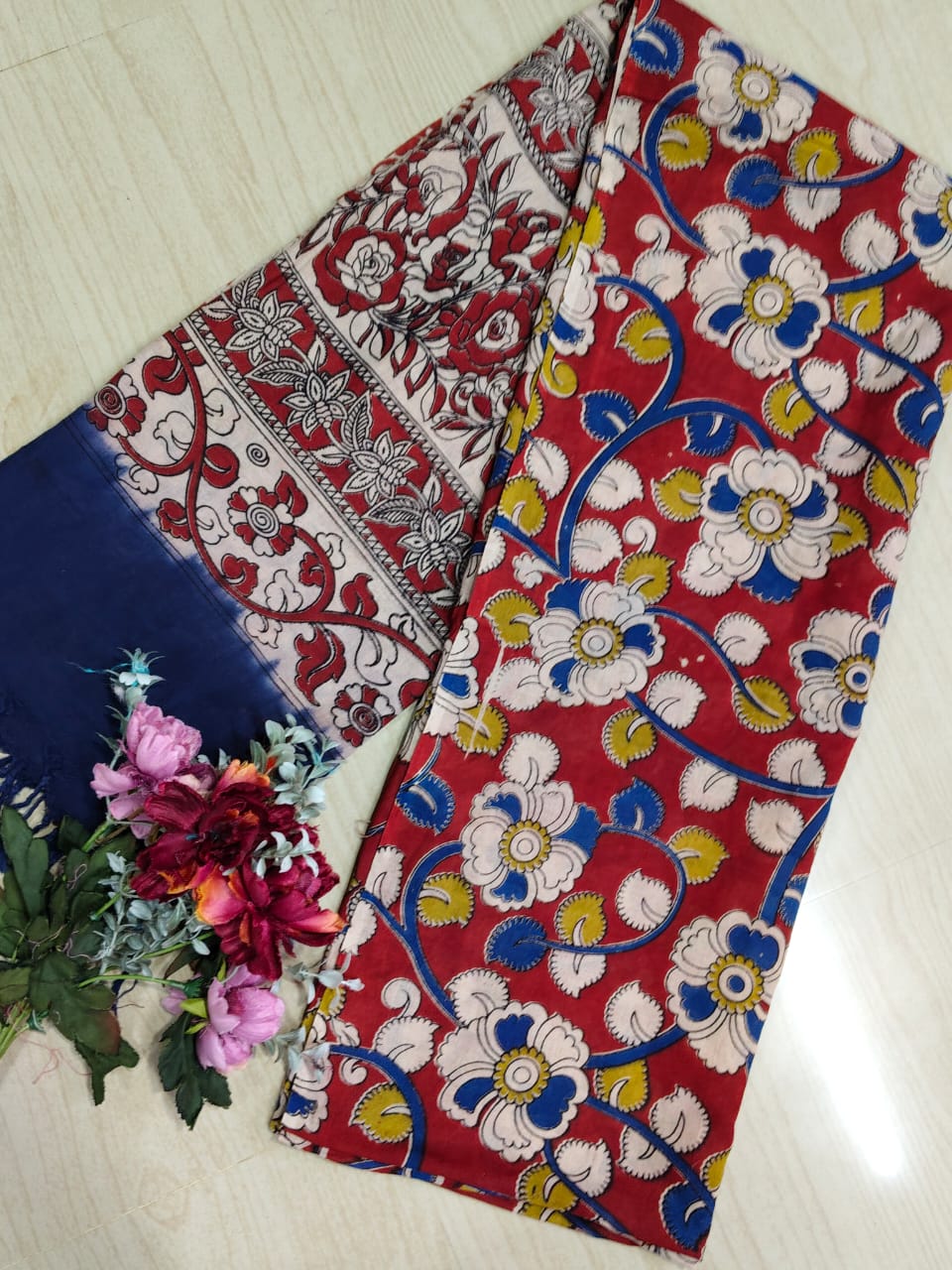 Kalamkari Pure Cotton Duppatas KCD10