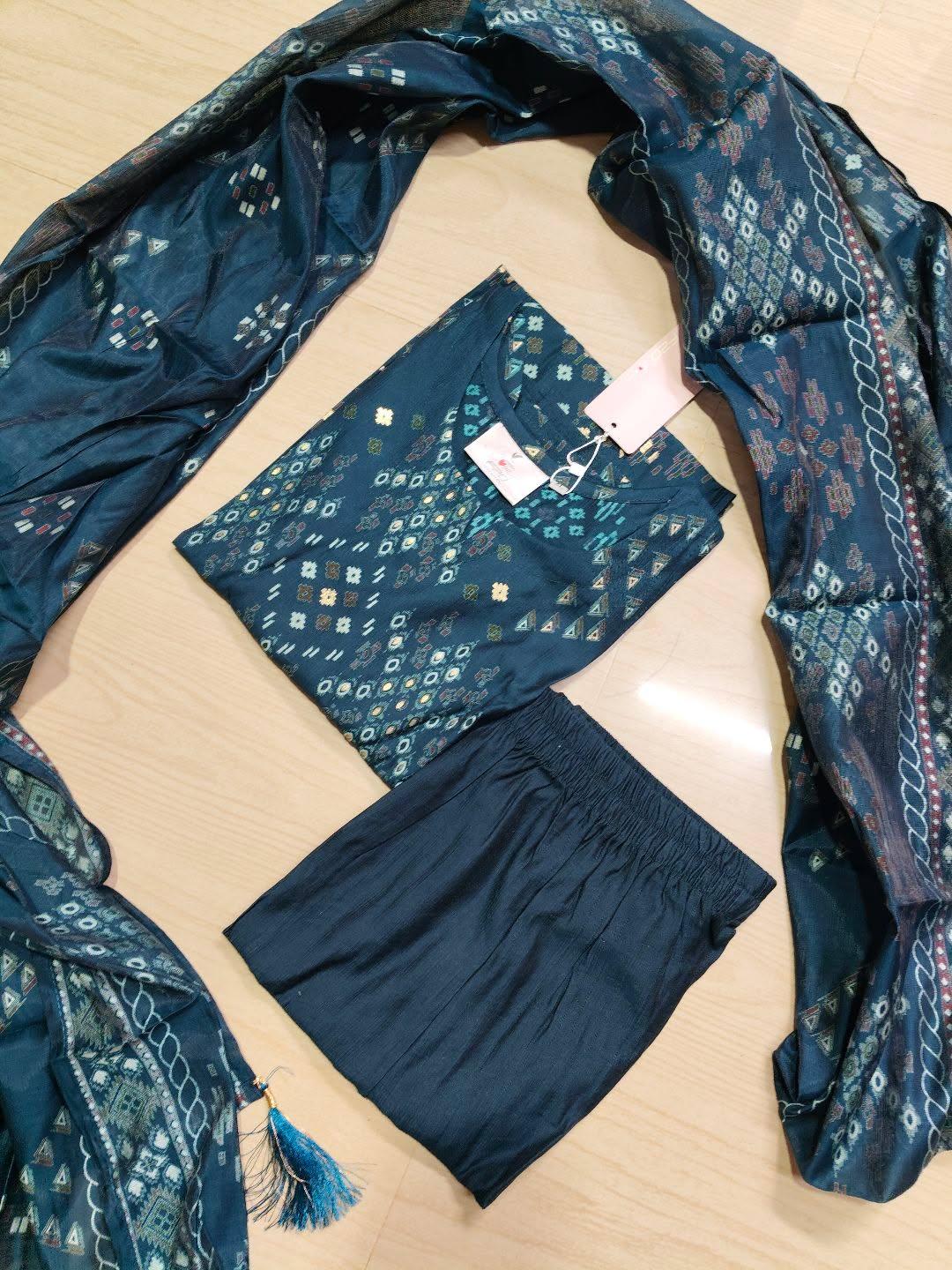 Premium Shiny Vetican Silk Kurti  SVK10
