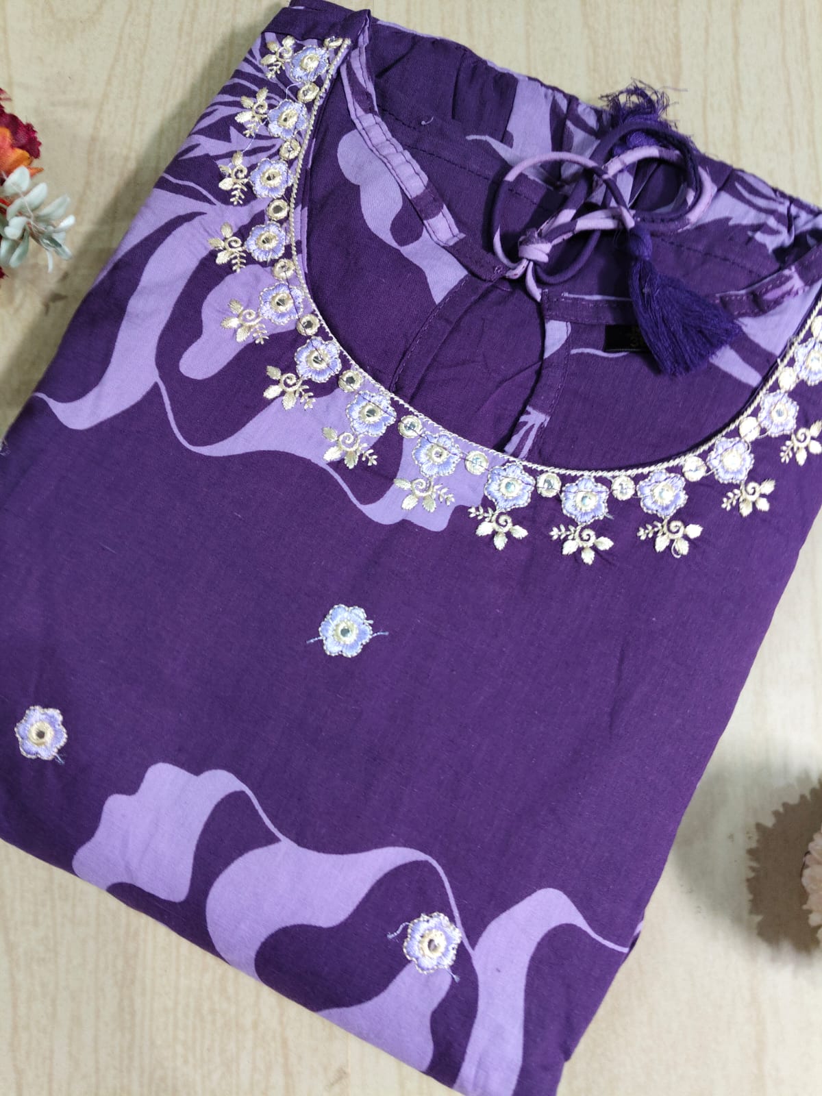 Cotton Long Sleveless Frocks CLF10