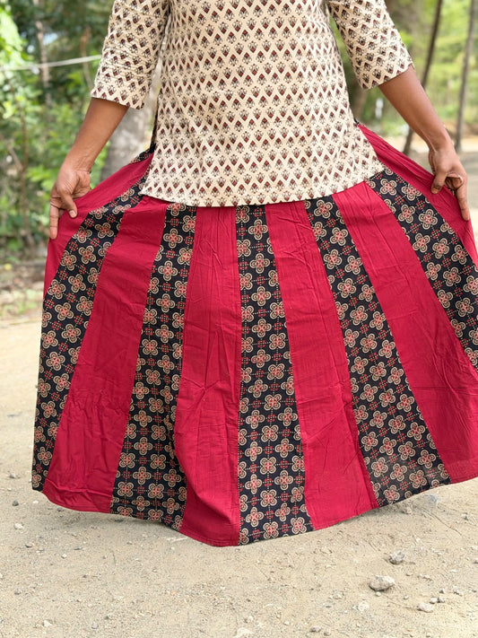 Ajrak Cotton Skirts SS11